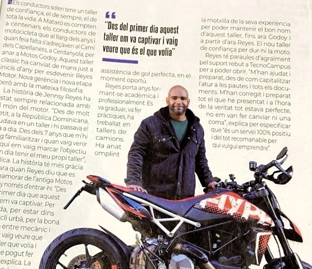 TRAYECTORIA REYES MOTOR MATARO